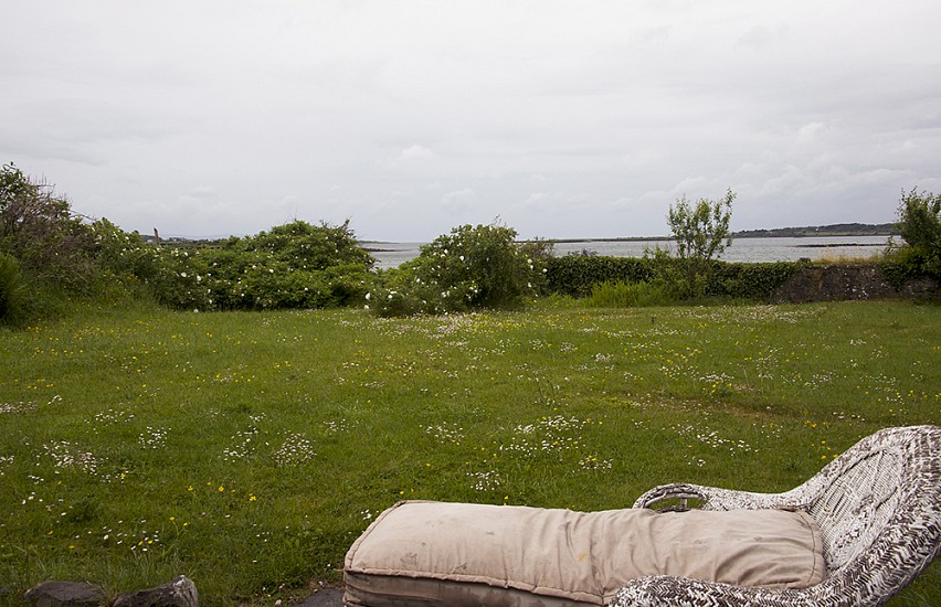 Linda Schaefer, LOUNGER OF SILENCE AT ORAMORE CASTLE
Photography, 25 x 20 in. (63.5 x 50.8 cm)
old white wicker lounger with fabric pillow, green grass with white flowers, water in background
SCL008
$500
Gallery staff will contact you 72 hours after purchase regarding any additional shipping costs.