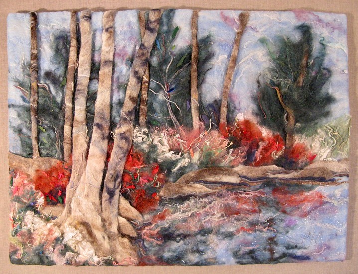 Pamela Husky, A Walk In The Park
Hand dyed, hand spun, hand felted wool and silk, 38 x 48 in. (96.5 x 121.9 cm)
HUS0023
$3,800
Gallery staff will contact you 72 hours after purchase regarding any additional shipping costs.