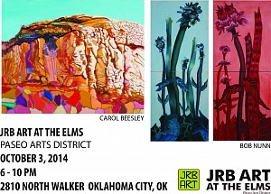 News: JRB Art at The Elms October 1st Friday Opening, September 16, 2014
