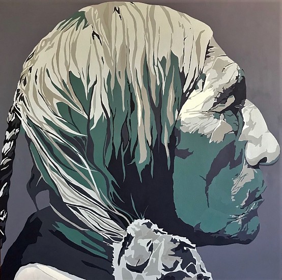 Jack Fowler, WOLF ROBE
Acrylic on Canvas, 48 x 48 in.
FOW004