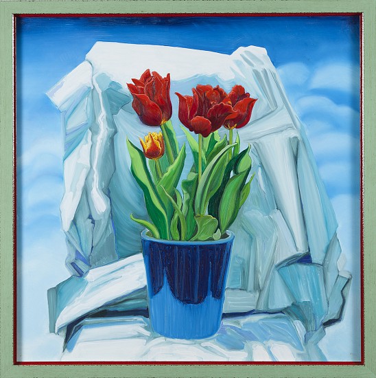 Carol Beesley, CLOUD CHAIR WITH TULIPS, 2018
Oil, 36 x 36 in. (91.4 x 91.4 cm)
BEE133
$3,888
Gallery staff will contact you 72 hours after purchase regarding any additional shipping costs.