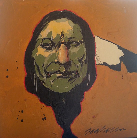 Bert Seabourn, BLACK ELK
Acrylic on Canvas, 12 x 12 in. (30.5 x 30.5 cm)
SEA1042
Sold