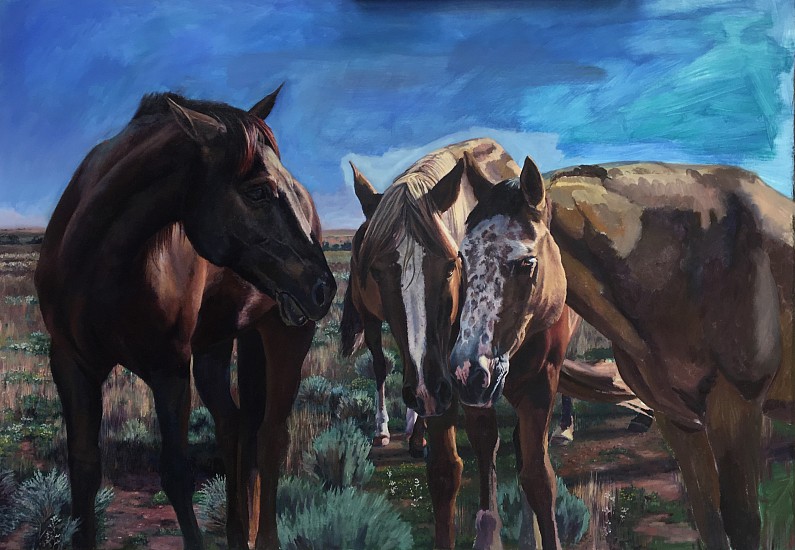 Jeff Dodd, Horses 3, 2019
Oil on Panel, 28 x 48 in.
DOD0006