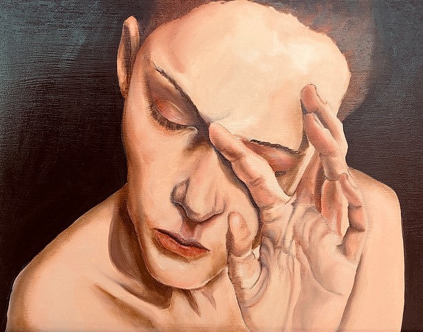 Marjorie Atwood, REGRET, 2019
Oil Paint & Resin on Panel, 11 x 14 in.
ATW021