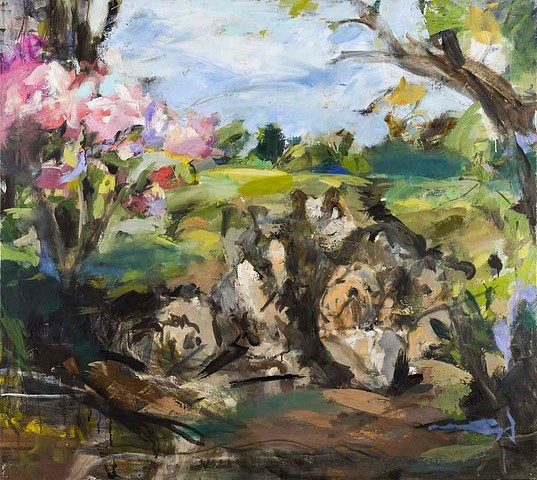 Rea Baldridge, ALL HAPPY FAMILIES RESEMBLE THE BRADY BUNCH, 2019
Oil on Canvas, 36 x 40 in.
BAL085