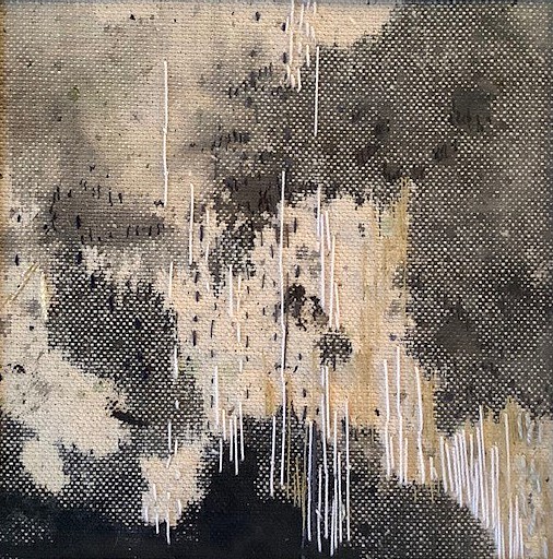 Katherine Kerr Allen, SKY XXII, 2019
Acrylic on Cotton with Stitching, 10 x 10 in.
ALLE124