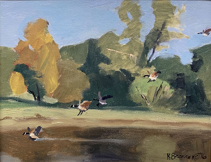 Karl Brenner, CANADIAN GEESE, 2019
Oil on Panel, 8 x 10 in. (20.3 x 25.4 cm)
Signature: In Paint, "K. Brenner '19," Front, Bottom, Right Corner / Framed
BRE294
$400
Gallery staff will contact you 72 hours after purchase regarding any additional shipping costs.