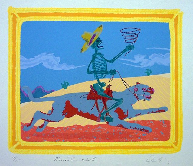 Dan Kiacz, RANCHO ENCANTADO II
Serigraph, 16 x 13 in. (40.6 x 33 cm)
Unframed
KIA081
$325
Gallery staff will contact you 72 hours after purchase regarding any additional shipping costs.