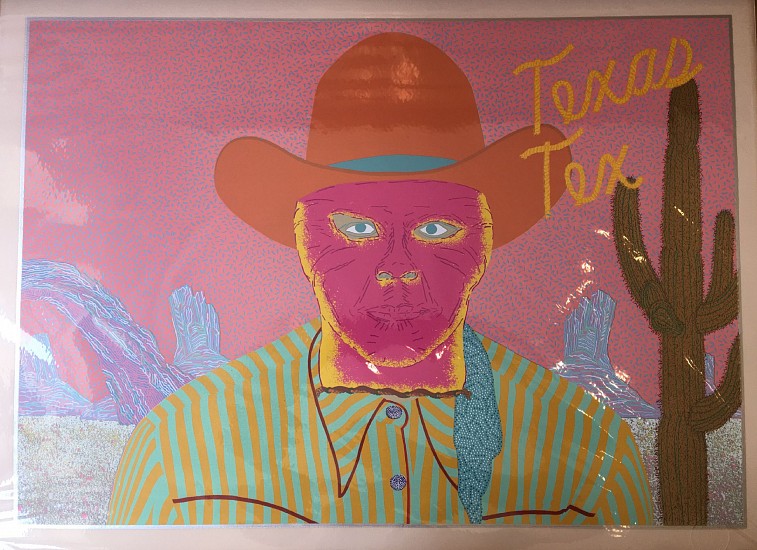 Dan Kiacz, TEXAS TEX
Serigraph, 28 x 20 in. (71.1 x 50.8 cm)
Unframed
KIA124
$325
Gallery staff will contact you 72 hours after purchase regarding any additional shipping costs.