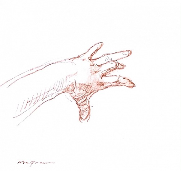 Sherrie McGraw, THE ARTIST'S HAND
Conte, 5 1/2 x 6 1/4 in. (14 x 15.9 cm)
Signature: "McGraw," Front, Bottom, Left Corner / Framed
McG018
$600
Gallery staff will contact you 72 hours after purchase regarding any additional shipping costs.