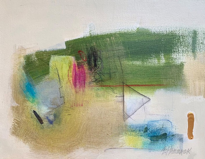 Beth Hammack, GREEN ZONE I, 2021
Acrylic on Canvas, 14 x 18 in. (35.6 x 45.7 cm)
HAM937
Sold