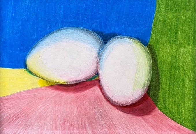 Aidan Danels, NIGHT EGGS DIPTYCH, 2019
Colored Pencil on Paper, 5 x 7 in. (12.7 x 17.8 cm)
Framed
ADAN005
$80
Gallery staff will contact you 72 hours after purchase regarding any additional shipping costs.
