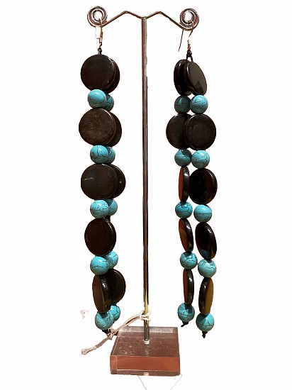 Stella Thomas Designs, BLACK CIRCLE AND TURQUOISE EARRINGS
Turquoise
THOM329
$200
Gallery staff will contact you 72 hours after purchase regarding any additional shipping costs.
