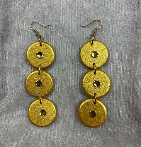 Stella Thomas Designs, 22 3 CIRCLE GOLD WITH BRASS EARRINGS
Gold and Brass
THOM316
$150
Gallery staff will contact you 72 hours after purchase regarding any additional shipping costs.