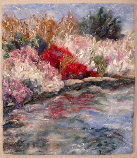 Pamela Husky, MUSKOGEE AZALEAS 
Wool & Silk, 50 x 45 in. (127 x 114.3 cm)
0018
Sold