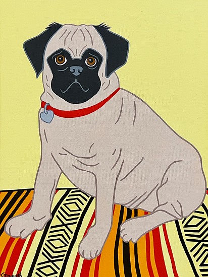 Sandy Magrath, Pug on a Rug
Acrylic on Canvas, 16 x 12 in. (40.6 x 30.5 cm)
MA006
$450
Gallery staff will contact you 72 hours after purchase regarding any additional shipping costs.