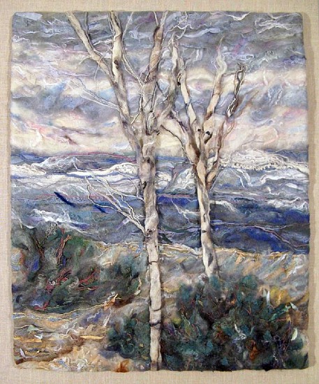 Pamela Husky, FIRST SNOWFALL SANTA FE
Fiber Art, 48 x 40 in. (121.9 x 101.6 cm)
PHU015
