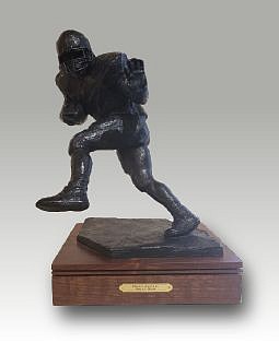 Harold T Holden, Barry Sanders
Bronze
HAR0042
$3,500
Gallery staff will contact you 72 hours after purchase regarding any additional shipping costs.