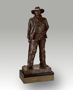 Harold T Holden, The Drover
Bronze, 21 x 9 1/2 x 5 in. (53.3 x 24.1 x 12.7 cm)
HAR0051
$3,800
Gallery staff will contact you 72 hours after purchase regarding any additional shipping costs.