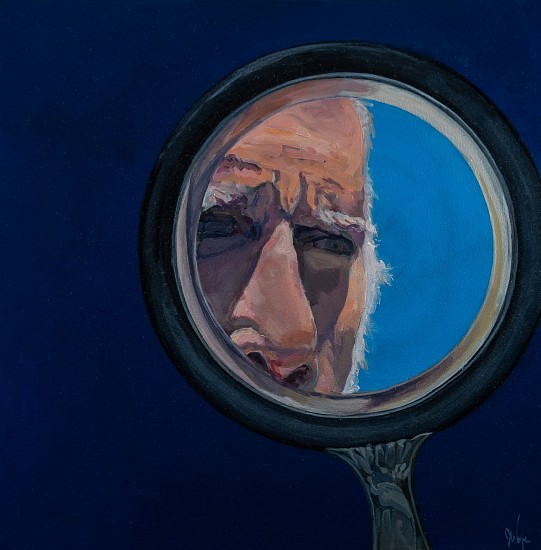 John Wolfe, Self portrait in an Art Nouveau mirror, 2024
Acrylic on Panel, 24 x 24 in. (61 x 61 cm)
0193
$1,400
Gallery staff will contact you 72 hours after purchase regarding any additional shipping costs.